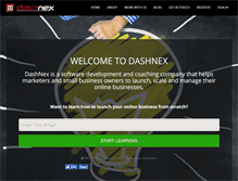 Tablet Screenshot of dashnex.com